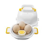 Cuiseur À Œufs Au Micro-ondes, Cuiseur À Vapeur Rapide avec Coupe-œufs, Plateau À Vapeur D'une Capacité de 4 Œufs avec Insert en Aluminium, Chaudière À Cuisson Rapide pour les Œufs Durs Et Mous