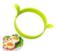 Cuiseur à œufs au plat, moule à omelette rond anti-adhésif - Gadget de cuisine de qualité alimentaire, moule à crêpes en silicone à deux oreilles pour faire frire les œufs