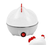 Cuiseur à œufs,Chaudière à œufs électrique en forme de poulet, capacité de 7 œufs - Pocheuse à œufs électrique, chaudière à œufs œufs durs, moyens et mous