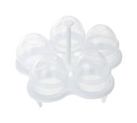 Cuiseur à œufs durs 5 pour sans coquilles avec séparateur de blanc d'œuf, cuiseur vapeur pour œufs durs