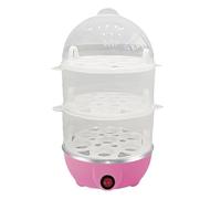 Cuiseur à œufs électrique 3 en 1 avec inserts à vapeur et arrêt automatique - Appareil de cuisine pour œufs, maïs, pâtes, boulettes et bouillie - Compact pour appartement, bureau et hôtel