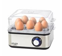 Cuiseur à œufs électrique 800W 8 pcs Adler AD 4486 [EEK: Conforme]