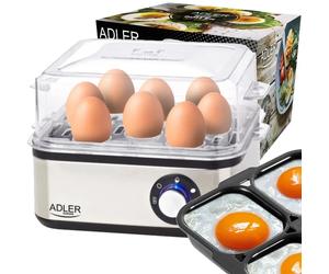 Cuiseur à œufs électrique 800W avec contrôle de température pour la cuisson des œufs à la coque ou à la dure