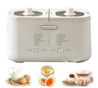 Cuiseur à œufs électrique, capacité de 8 œufs, 6 modes de cuisson, double contrôle de température, minuterie intelligente, convient à la maison et au dortoir.