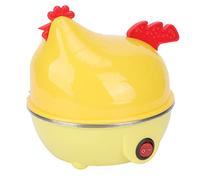 Cuiseur à œufs électrique, Cuiseur à œufs électrique Multifonction en Forme de Poulet, Chaudière à œufs Rapide, Capacité de 7 œufs, Arrêt Automatique, Mini Machine à Petit-déjeuner(220V)