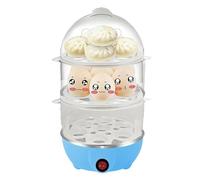 Cuiseur À Œufs Électrique - Cuiseur À Vapeur Automatique À 3 Couches, Appareil De Cuisine Polyvalent, Dispositif D'ébullition | Fonction D'arrêt Automatique Sûre Et Pour Les Œufs Durs