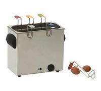 Visiodirect Cuiseur à œufs en Acier Inoxydable Poli Brillant avec 6 paniers à œufs