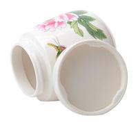 Cuiseur à œufs en céramique 220 ml avec couvercle et support pour poil d'oeuf vintage œufs à la coque cuisine petit déjeuner servir dans la cuisine maison desserts cuits à la vapeur femmes hommes