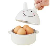 Cuiseur à œufs en céramique professionnel pour micro-ondes | Gadgets de cuisine résistants à la chaleur multifonctionnels lavables au lave-vaisselle Cuiseur à œufs à vapeur pour la maison