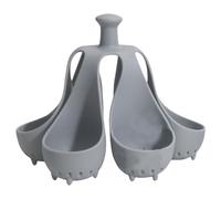 Cuiseur à œufs en silicone, support de chaudière, 4/6 compartiments, résistant aux hautes températures, en silicone pour la cuisine