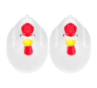Cuiseur à Œufs Forme Poussin 2 Pièces en Plastique Cuisine