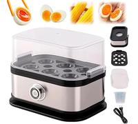 Cuiseur à œufs intelligent avec arrêt automatique, nouveau cuiseur à œufs électrique rapide 2026, cuisson rapide, capacité de 6 œufs, pour œufs, raviolis, légumes
