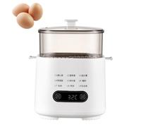 Cuiseur à œufs intelligent, cuiseur à vapeur électrique for boulettes d'œufs, cuiseur à vapeur multifonctionnel détachable, chaudière à œufs à double pile for œufs mous, moyens et durs