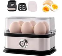 Cuiseur à œufs intelligent Halreactody avec arrêt automatique, cuiseur électrique rapide amélioré pour œufs mollets, à la coque, durs, pocheuse, omelette, cuisson rapide, préserve
