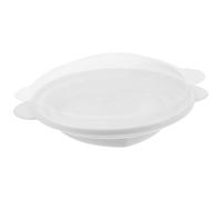 Cuiseur à Œufs Micro-ondes en Polypropylène, Moule Cœur Blanc | Réutilisable et Facile à Utiliser, Forme Créative en Cœur, pour Cuisson au Micro-ondes, Usage la Cuisine