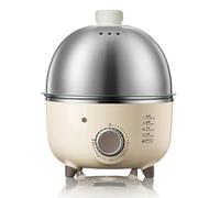 Cuiseur à œufs Multifonction, minuteur 30 Minutes, Acier Inoxydable 304, Bouton Unique, Couvercle Haut Durable, Compact et Peu encombrant, Nettoyage Facile, idéal pour la Maison ou Le dortoir