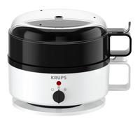 Krups Cuiseur à œufs Ovomat EG230115 – 7 œufs, cuisson et maintien au chaud, verre doseur blanc/noir