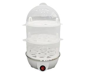 Cuiseur à œufs - Pic à œufs, Cuiseur à œufs parlant de 28 cm - Multicuiseur électrique avec arrêt automatique et couvercle pour cuire à la vapeur des œufs, des nouilles et plus encore, idéal pour la