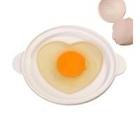 Cuiseur à œufs portable en forme de cœur, passe au micro-ondes | Cuiseur à œufs d'intérieur pour petit déjeuner, cuisine, maison, dortoir, camping-car, restaurant, tôt