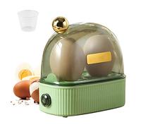 Cuiseur à Œufs pour 2 Œufs avec Cuillère Doseuse, 120 W, Support à Œufs Amovible, Cuit Oeuf Electrique pour Oeuf Dur ou pour Oeuf à la Coque, Oeuf Poché, Omelette et Plat Cuit à la Vapeur,Vert
