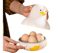 Cuiseur à œufs pour micro-ondes - Capacité de 4 œufs, design de cuisson rapide, chaudière en forme de canard | Facile à utiliser et à utiliser