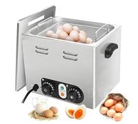 Cuiseur À Œufs Professionnel 2600 W, En Acier Inoxydable, Avec Panier En Maille, Grande Capacité, Avec Minuterie Et Contrôle De La Température.