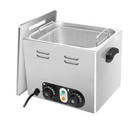 Cuiseur à œufs professionnel en acier inoxydable avec panier en maille, 45 pièces, grande capacité, pour restaurant