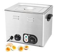 Cuiseur à œufs Professionnel, Grande Capacité (60 œufs Pochés), Avec Contrôle De Température (30-110 °c) Et Minuterie, 2600 W, En Acier Inoxydable, Pour Restaurants Et Usage Commer Without-net-basket