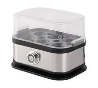 Cuiseur À Œufs Rapide,6 Emplacements Minuterie Réglable Avec Arrêt Automatique - Vapeur pour Œufs Durs,Pour à la Coque Durs Omelette Sandwich - Maison Cuisine Voyage Camping