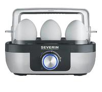 Severin Cuiseur à œufs EK 3169 – Acier inoxydable, contrôle électronique, 6 œufs simultanément
