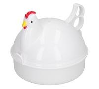 Cuiseur à œufs - SONEW - 4 œufs - Résistant à la chaleur - Forme de poule - Multifonctionnel