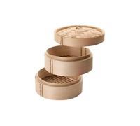 Ibili Cuiseur vapeur en bambou 727500 – 2 niveaux – 20 cm