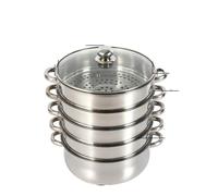 Cuiseur à vapeur en acier inoxydable, idéal pour une cuisson saine, diamètre 30cm , 30cm