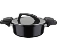 Cuiseur basse pression - GSW - 24 cm - 4 L - Aluminium forgé - Induction - Noir