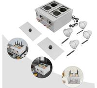 Cuiseur de pâtes, Cuiseur de pâtes électrique, Cuiseur de pâtes confortable, Cuiseur de pâtes, Argent