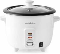 Cuiseur de riz | 0,6 l | 300 W | Cuiseur vapeur en aluminium | Revêtement antiadhésif | Cuve amovible | Arrêt automatique