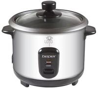 Cuiseur de riz Beper 90.550, 400W, 1 l, Jusqu'à 625 g de riz, Contrôle de la température, Acier inoxydable