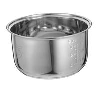 Cuiseur de Riz Cuve Inox 3l, Pièce Antiadhésive en Acier Inoxydable | Cuve Inox Riz pour Maison et Bureau, Nettoyage Facile, Chaleur Uniforme, Compatible Cuiseur Riz Cuve