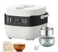 Cuiseur de Riz Faible en Sucre 3L - Mini Cuiseur en Céramique pour 2 à 5 Personnes, Écran Tactile Numérique, Multicuiseur 8-en-1 avec Minuterie 24h et Maintien au Chaud