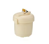 Cuiseur de Riz Micro Onde, 0,5L Cuiseur Riz Micro Ondes avec Panier et Couvercle, 10,7x14cm Autocuiseur Riz Micro Ondes en PP Microwave Rice Cooker pour Légumes, Pâtes, Sécurité Lave Vaisselle