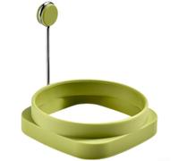 Cuiseur d'œufs carré en silicone antiadhésif Accessoire de cuisine (vert | Silicone de qualité supérieure, résistant à la chaleur jusqu'à 230 °C, flexible, durable, passe au lave-vaisselle