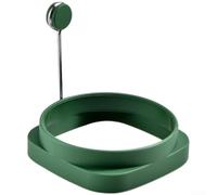 Cuiseur d'œufs carré en silicone antiadhésif Accessoire de cuisine (vert) | Silicone de qualité supérieure, résistant à la chaleur jusqu'à 230 °C, flexible, durable, passe au lave-vaisselle