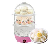 Cuiseur d'Œufs Électrique,Marmite À Œufs 3 Niveaux Pour Œufs Durs - Cuiseur Vapeur Multifonction Pour Maïs, Nouilles, Raviolis Et Porridge