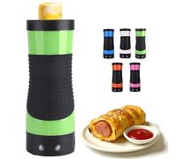 Cuiseur D'œufs Vertical Multi-fonction pour Petit-déjeuner, Machine À Saucisse pour Œufs en Tube, Machine À Saucisse Antiadhésive en Forme de Bouteille, Fabricant D'omelettes Automatique Green