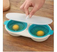 Cuiseur d'œufs - ZERONE - ZR004 - Double tasse - Haute capacité - Facile à nettoyer