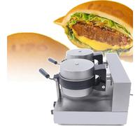 Cuiseur et Machine à Hamburgers électriques, Presse à Hamburgers en Acier Inoxydable, de qualité Alimentaire, antiadhésif, Facile à Nettoyer, Parfait pour la Cuisine à Domicile et Les barbecues.