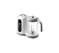 Cuiseur-Mixeur Bébé 2 en 1 - Appareil de Préparation des Repas avec Écran Tactile, 400mL, Pot Verre Bébé, Pot Bebe Verre pour Aliments Maison, - Alimentation Bébé dès 6 Mois