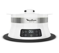 Cuiseur MOULINEX VJ504010R steam up blanc inox 8 programmes automatiques
