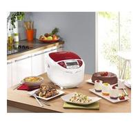 Cuiseur multifonction 12 en 1 de 5L avec écran LCD 750W rouge blanc Moulinex Blanc G