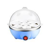 Cuiseur Oeuf,Cuiseurs à œUfs Cuisinière à œufs électriques multifonctions Chaudière générique Steamer Stare Cuisse Végétale Outil de cuisson rapide Petit-déjeuner Fabricant Chaudière / Steamer(Blue)